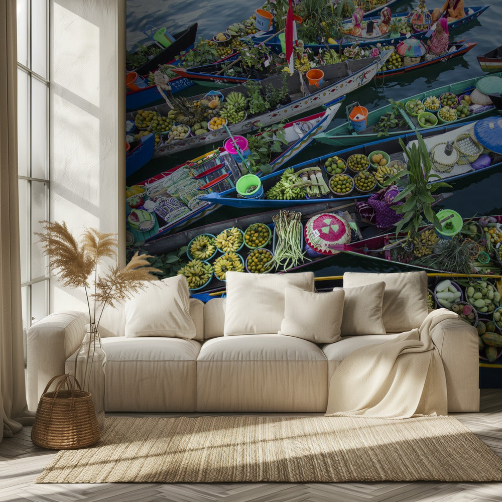 Banjarmasin Floating Market | Wallpaper