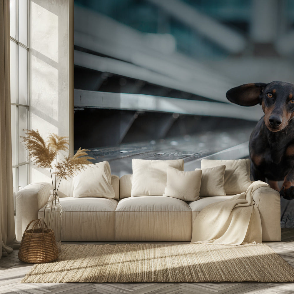 Ein kleiner Hund lÃ¤uft durch die Welt.... | Wallpaper