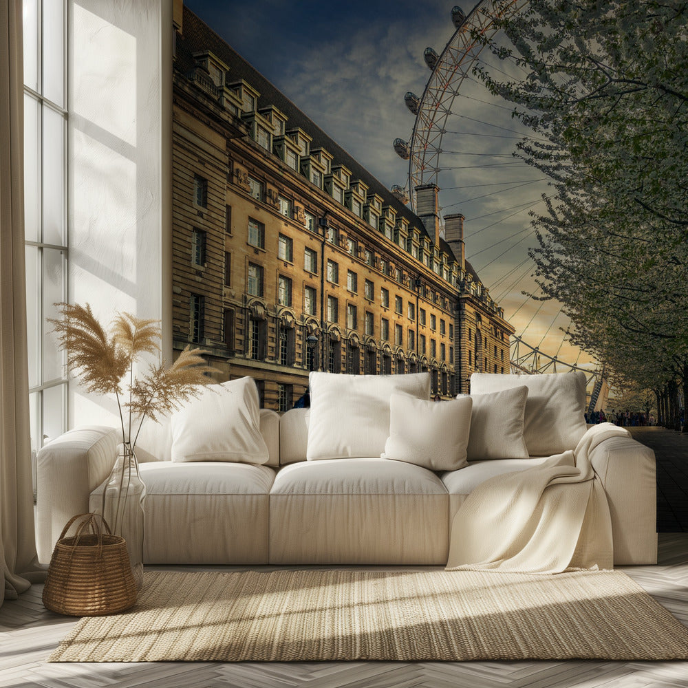 Last Daylights at the London Eye | Wallpaper