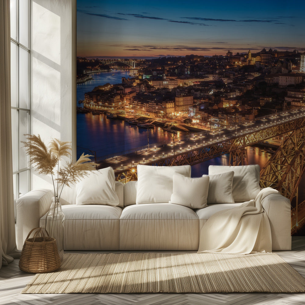 Portugal - Porto Blue Hour | Wallpaper