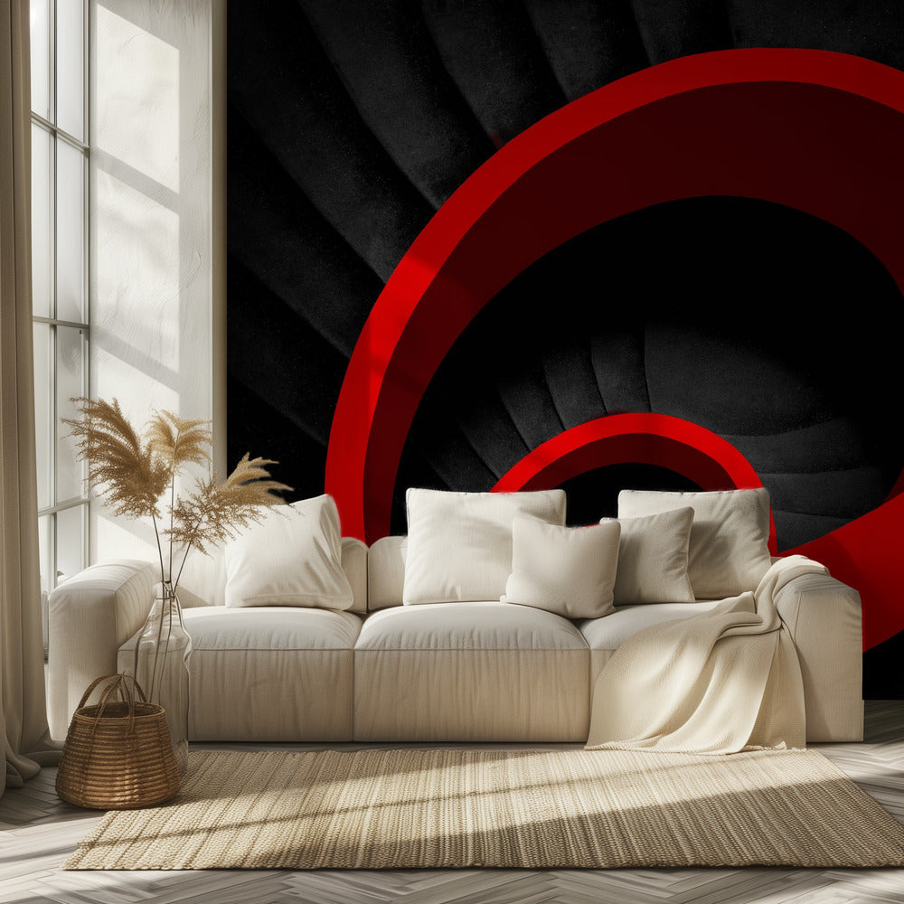 A red spiral | Wallpaper