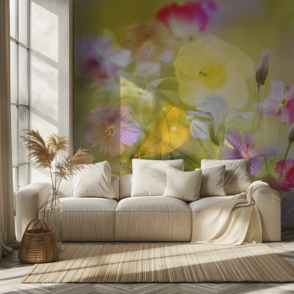 Tiny garden in a summer field | Wallpaper