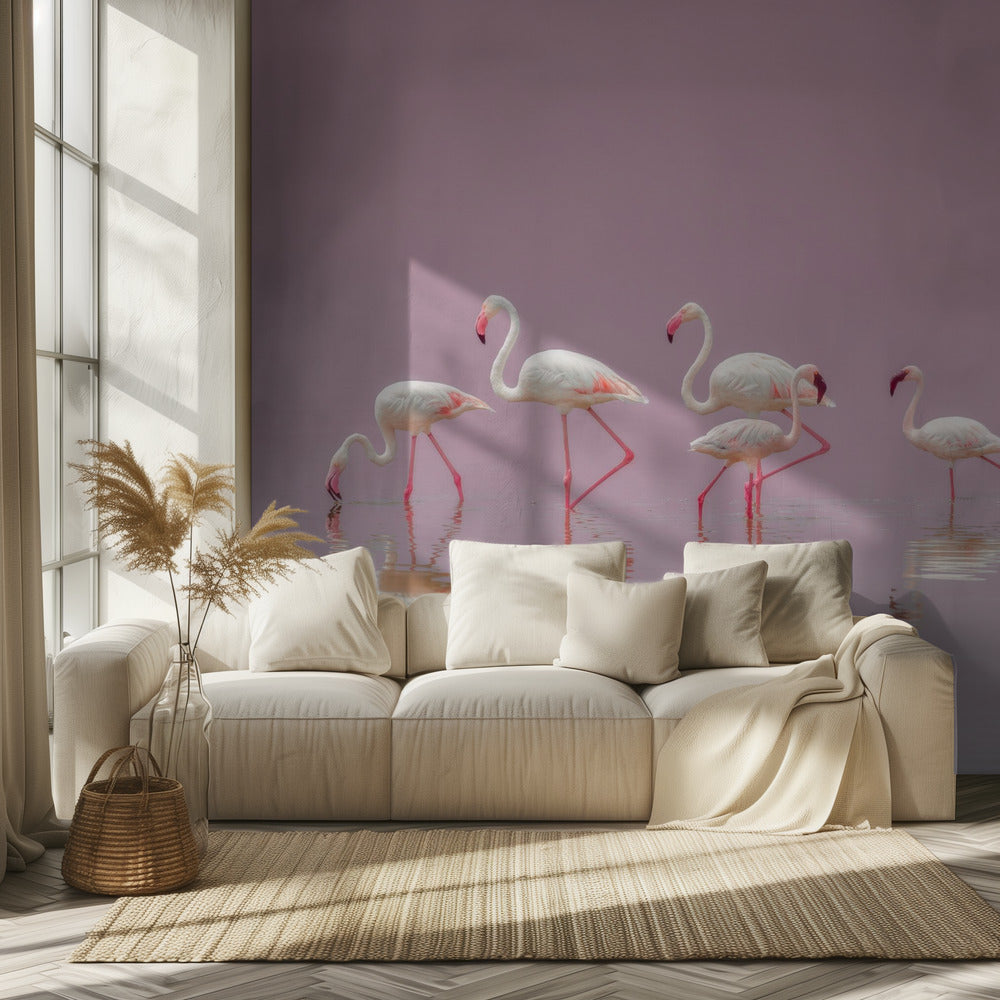 Flamingos | Wallpaper