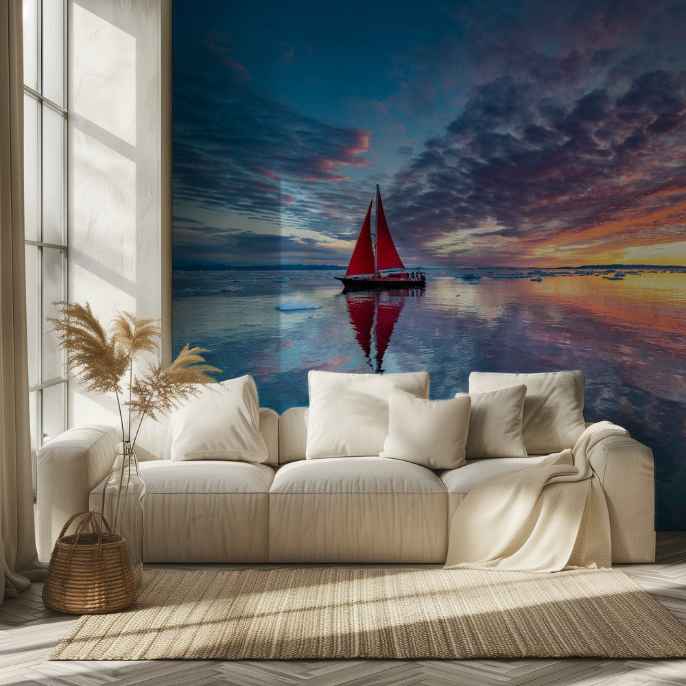 Greenland fire sky | Wallpaper