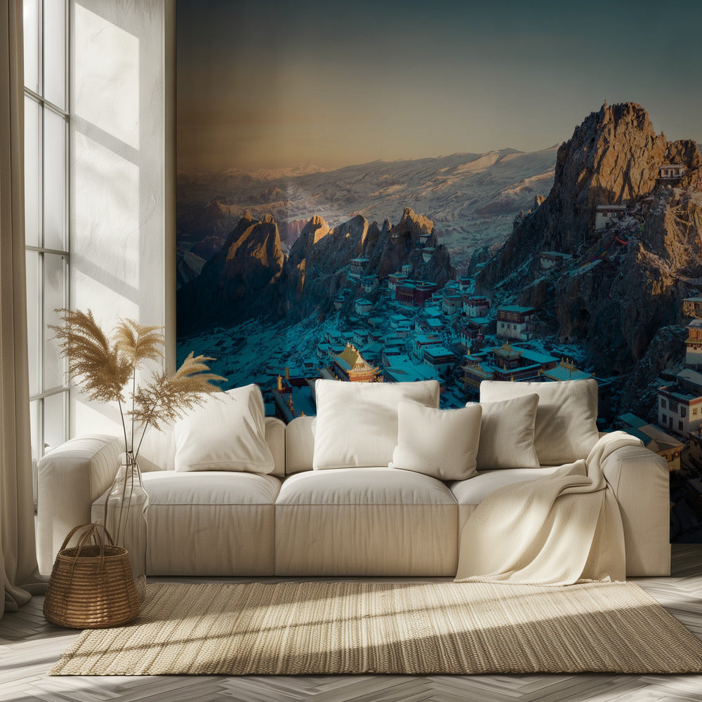 Tibetan temple 《崷崒孜珠》 | Wallpaper