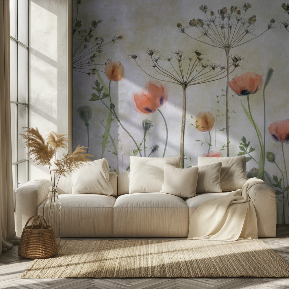 Poppy Meadow | Wallpaper