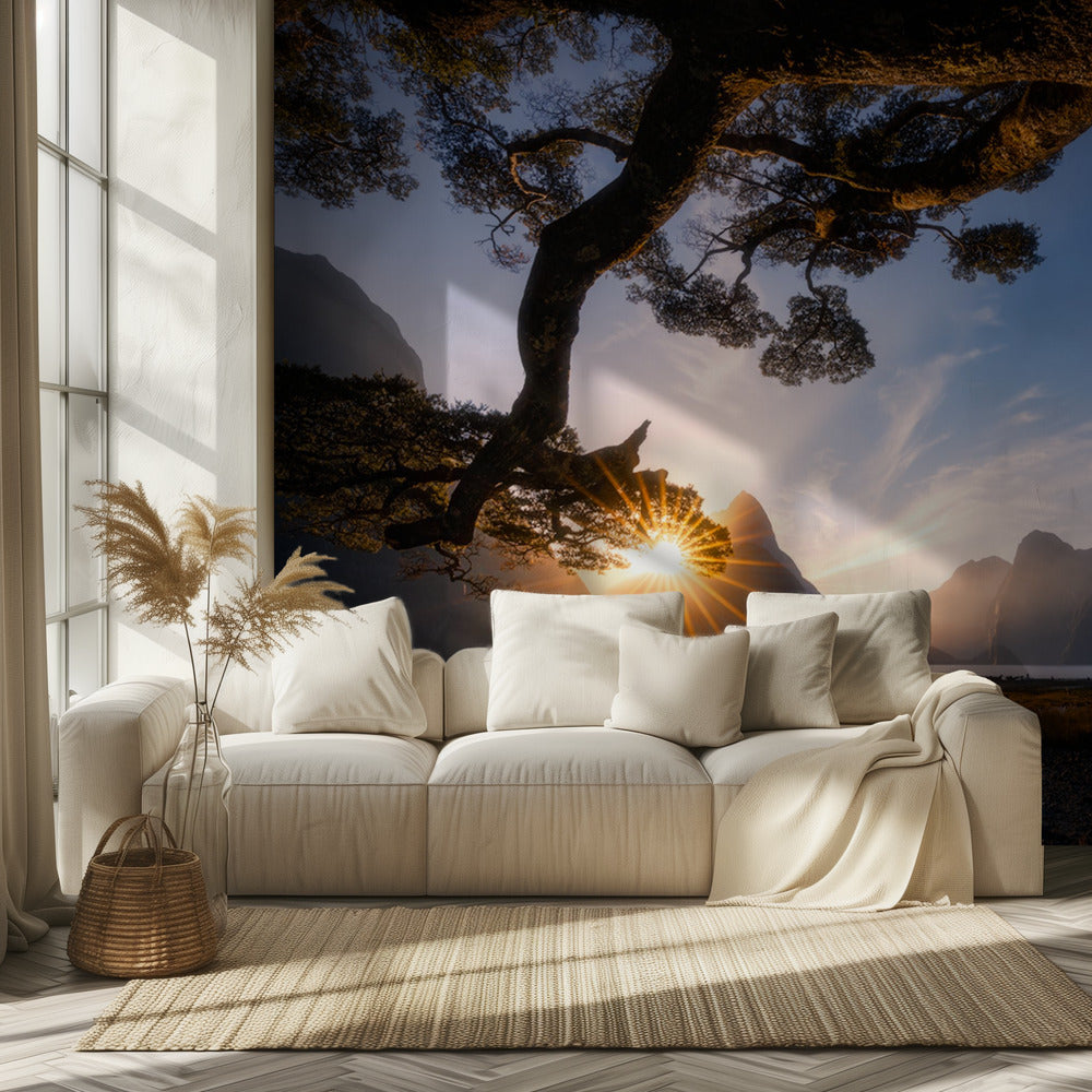 Sunny Day in Milford Sound | Wallpaper