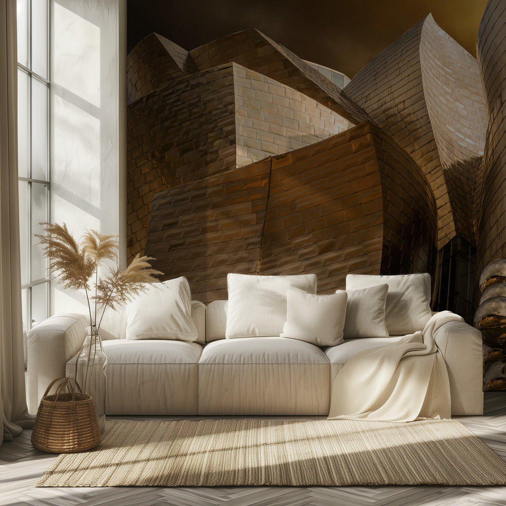 Reflections on spheres (Serie Guggenheim Bilbao) | Wallpaper