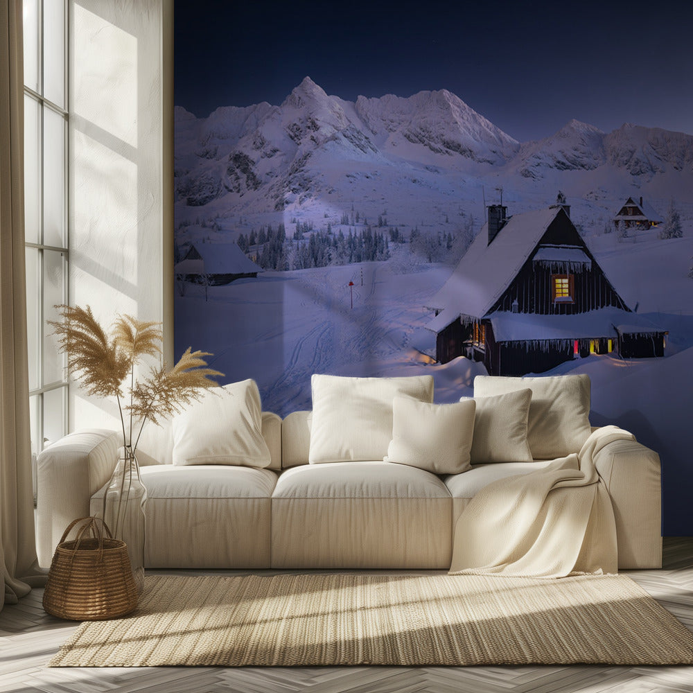 Winter Hut | Wallpaper