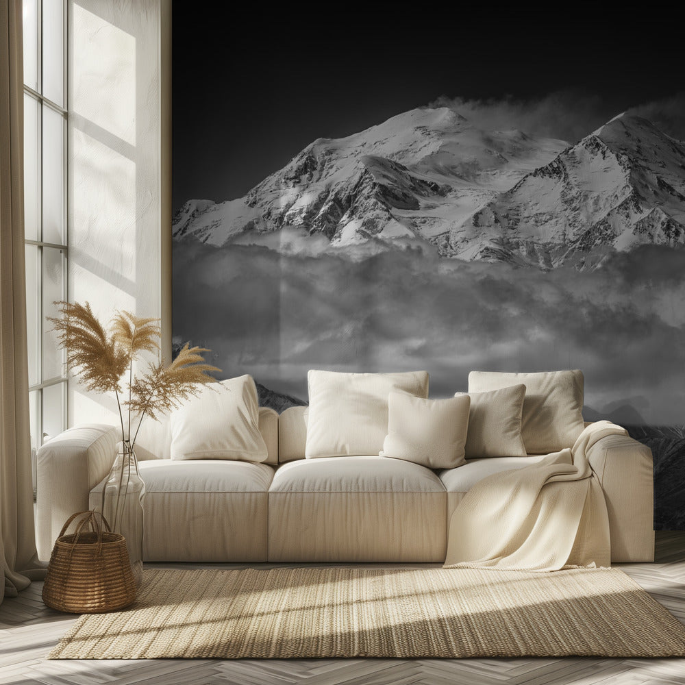 Denali from the opposing ridge line | Wallpaper