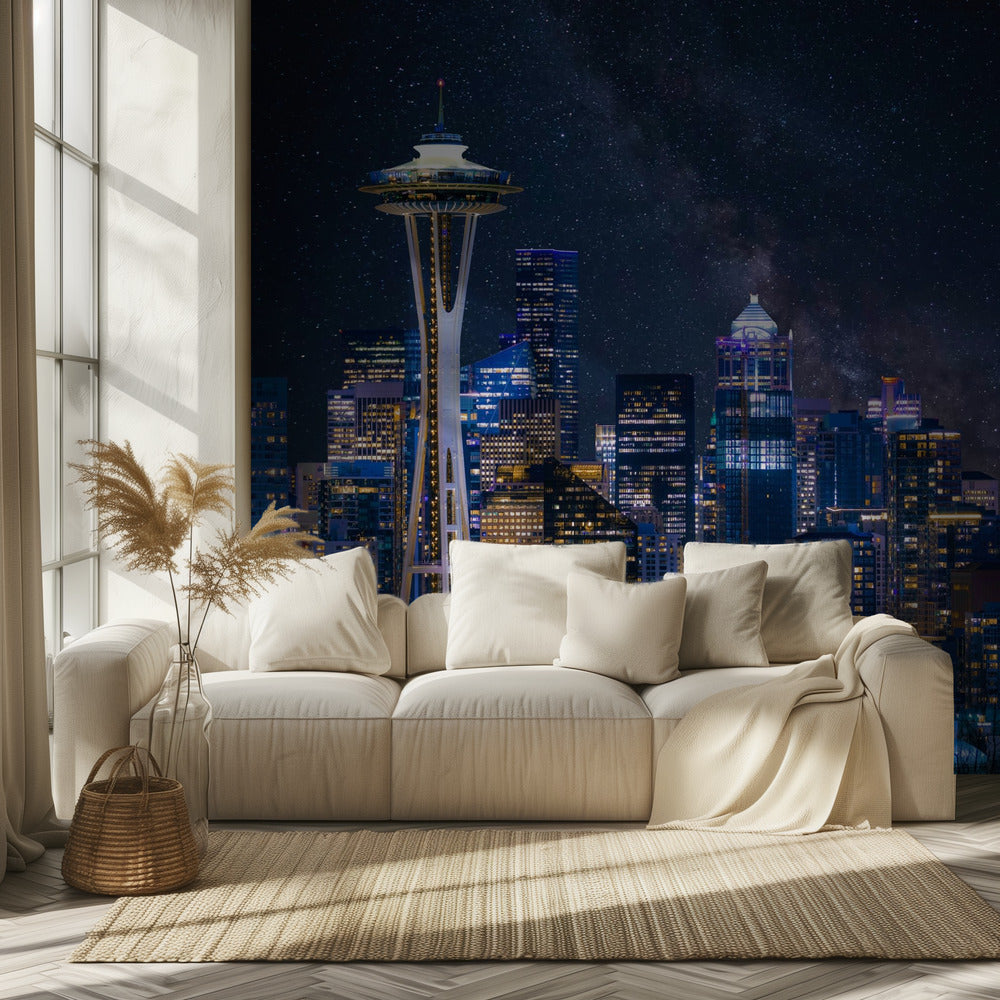 Night at Seattle | Wallpaper
