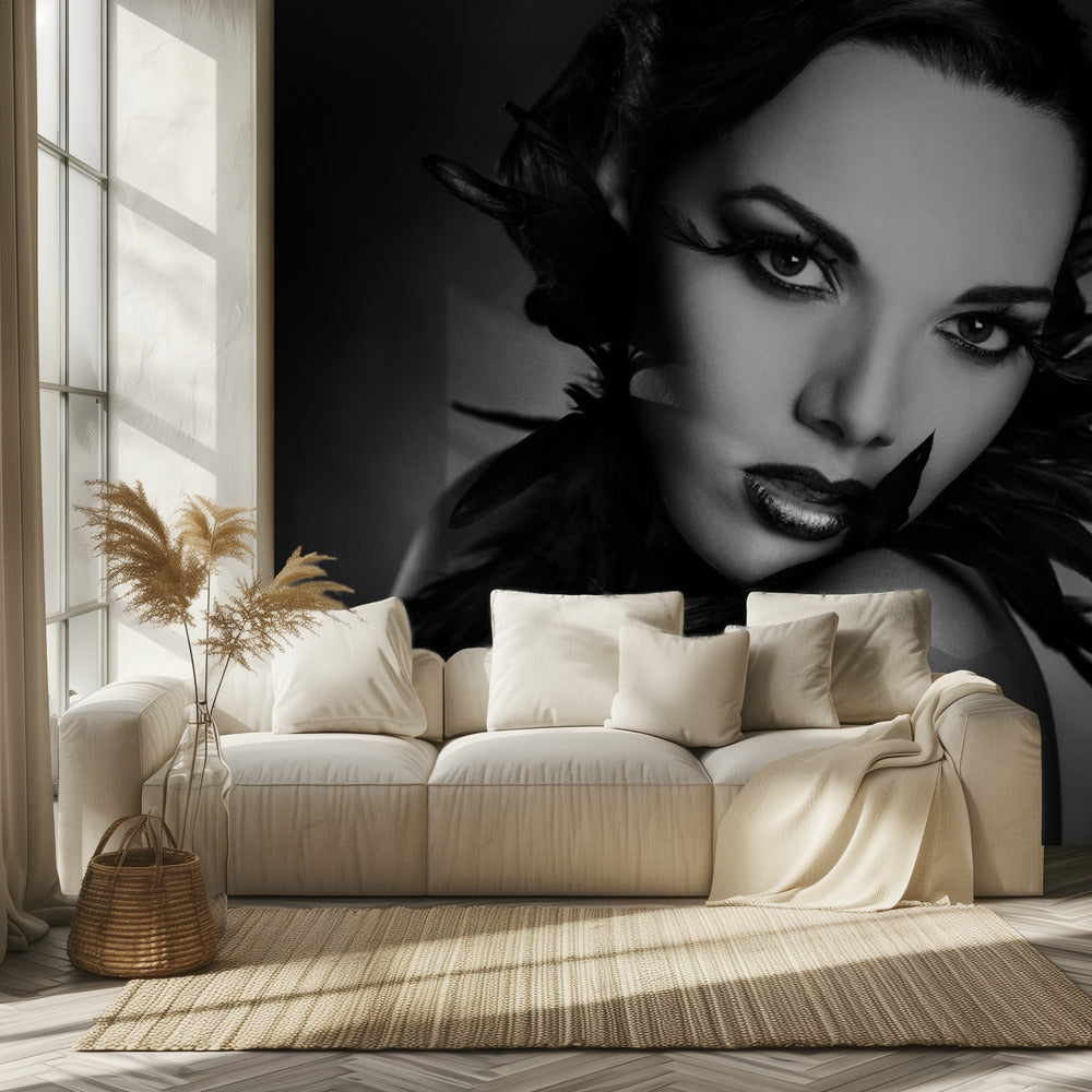 The black feathers | Wallpaper