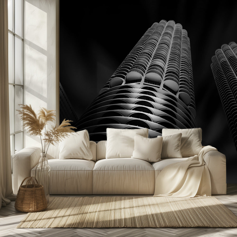 Marina City (Corn Cob) | Wallpaper