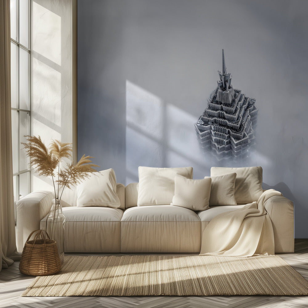 Shanghai Jinmao Tower in Clouds | Wallpaper