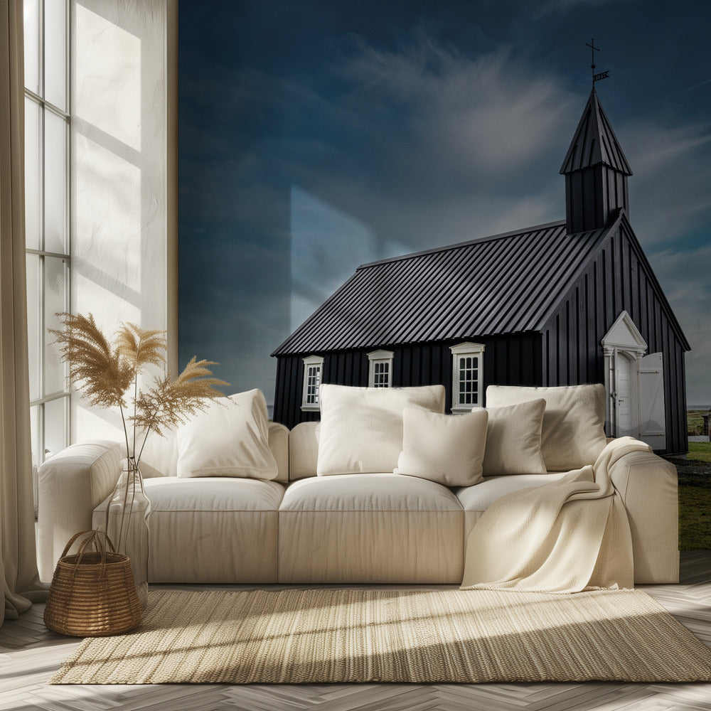 Black Church in Iceland | Wallpaper