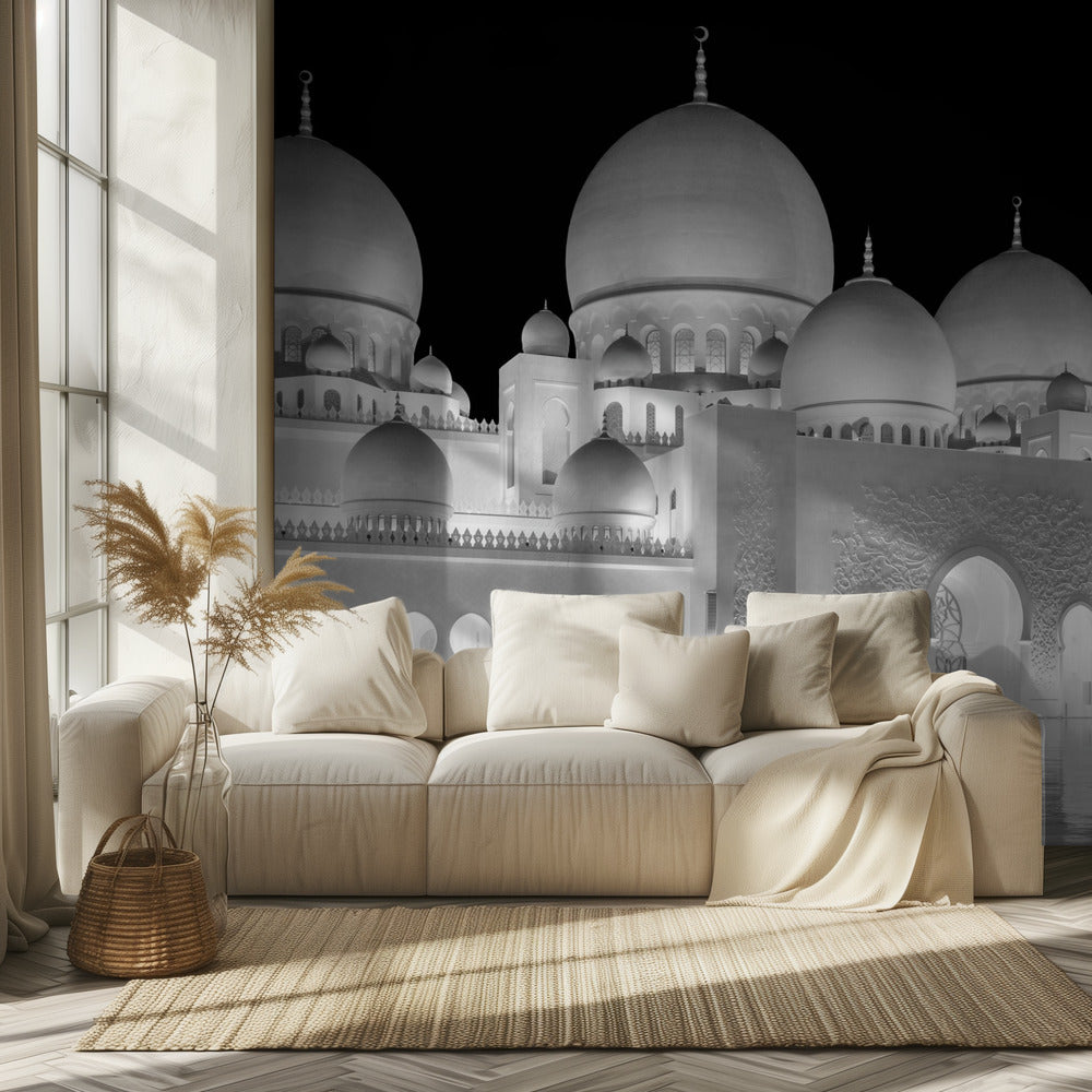 Light of Abu Dhabi Grand Mosque | Wallpaper