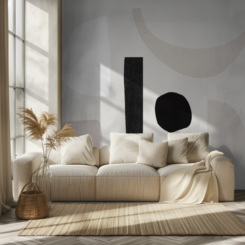 Abstract Shapes Dance | Wallpaper