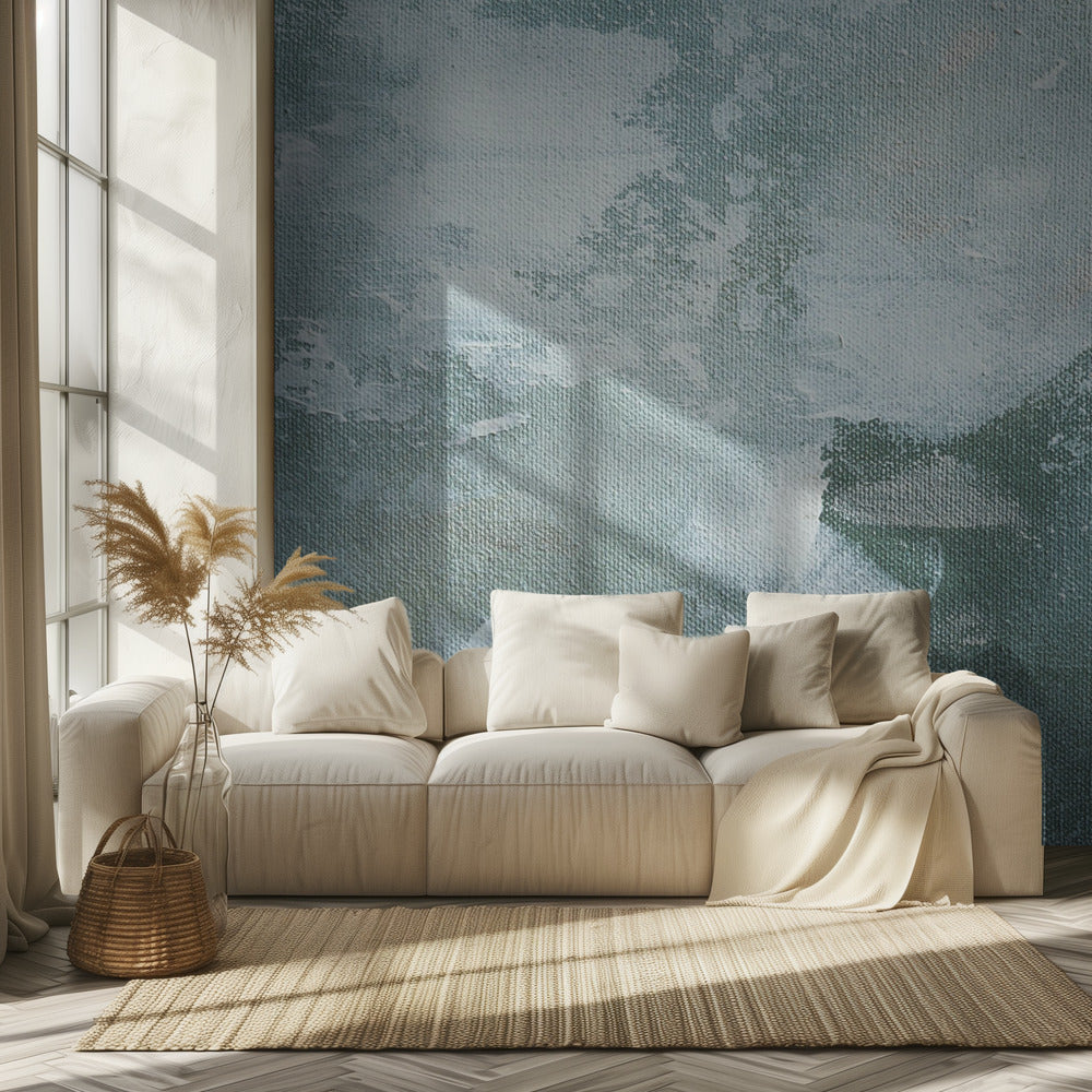 Green and White Acrylic | Wallpaper