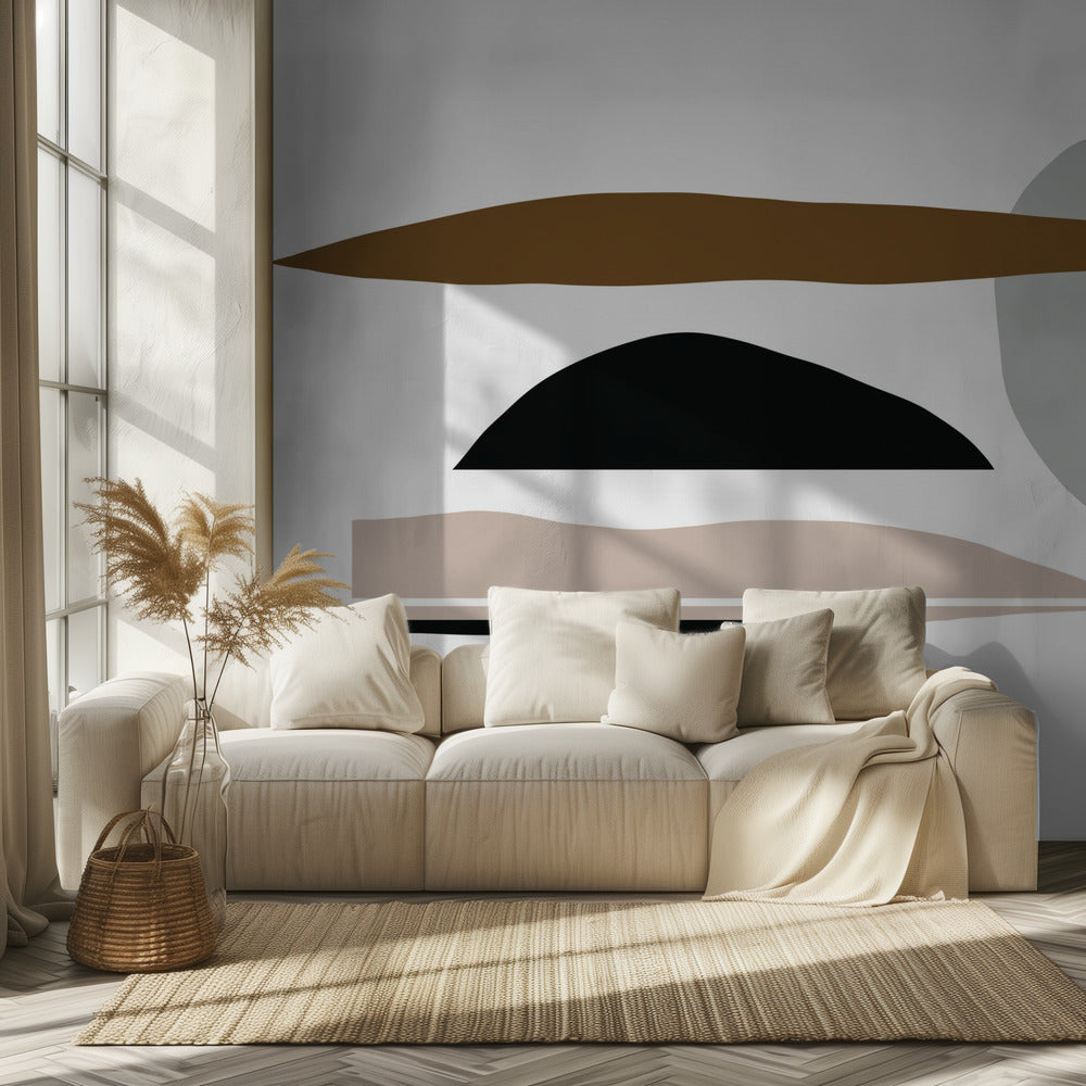 Organic Shapes And Earthy Tones | Wallpaper