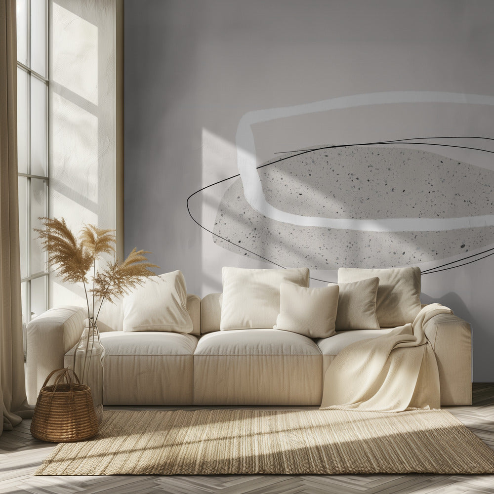 Geometric Shapes And Soft Neutral Tones | Wallpaper