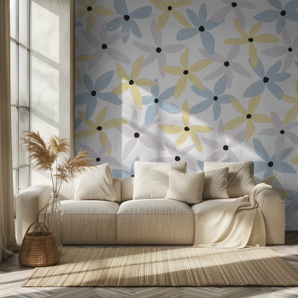 Colorful Playful Flowers | Wallpaper