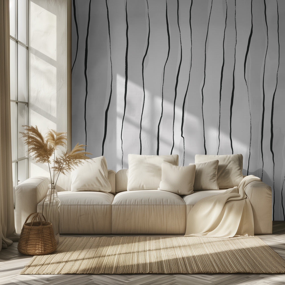 Wavy Stripes Symphony | Wallpaper