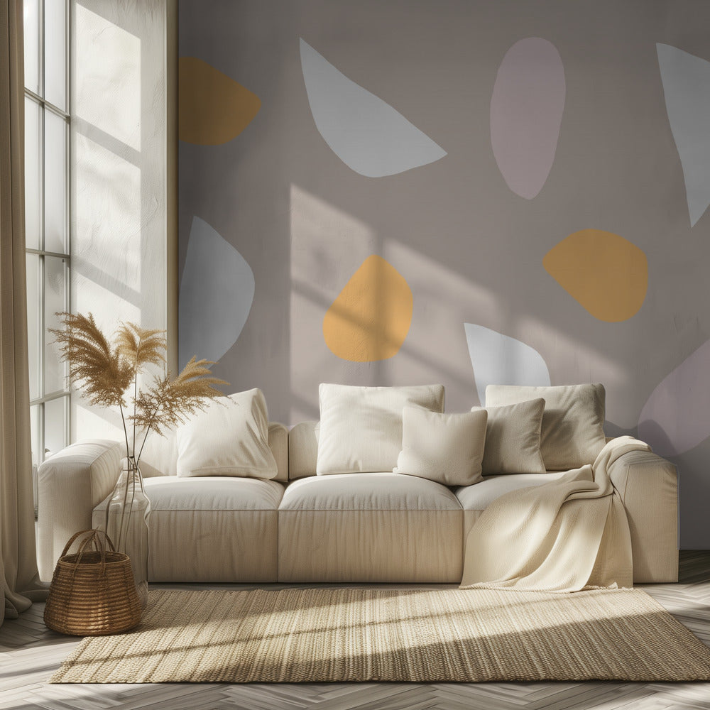 Minimalist Pastel Shapes | Wallpaper