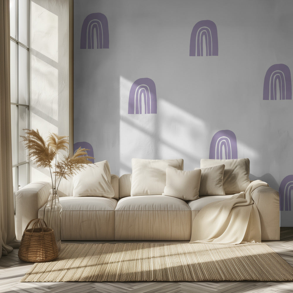 Lavender Arches | Wallpaper