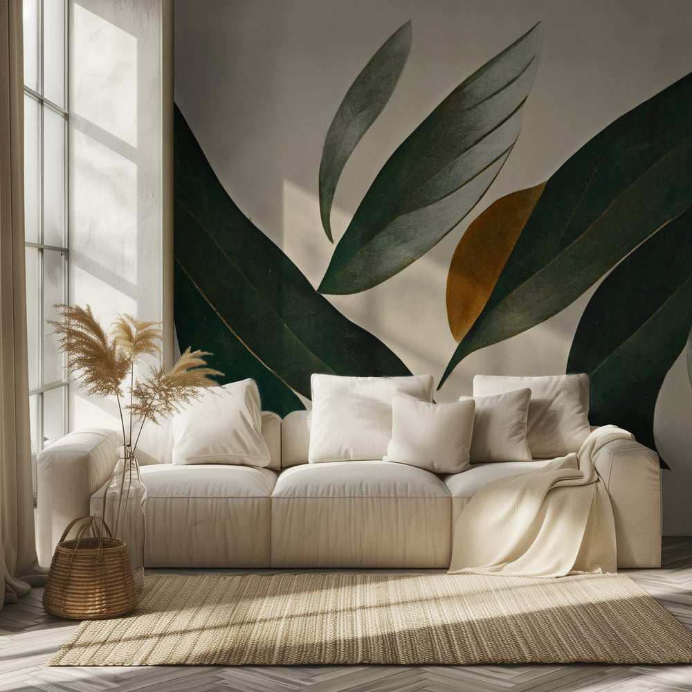 Leafy Whispers | Wallpaper