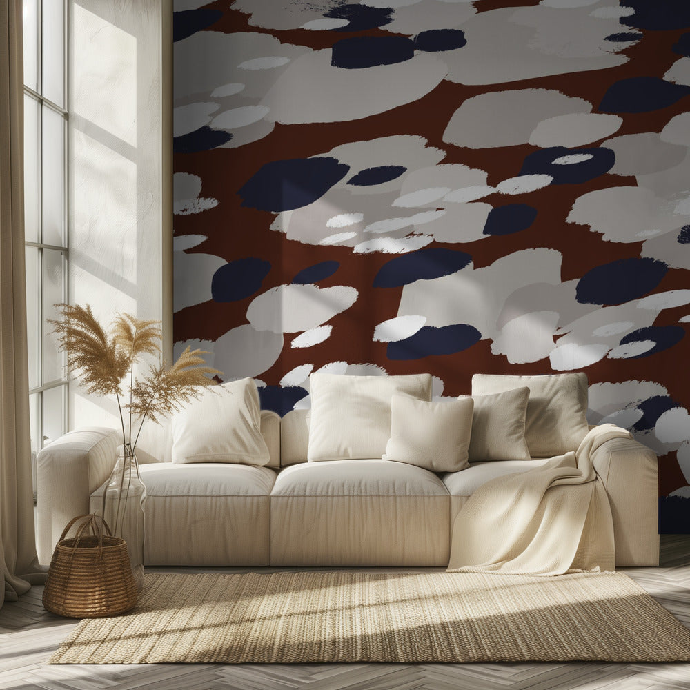 Brushstroke Harmony | Wallpaper