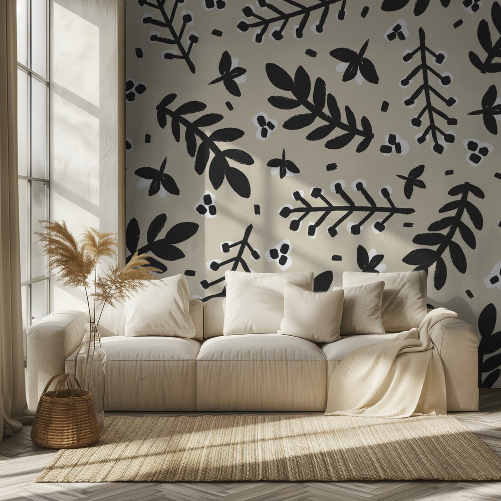 Leafy Whimsy | Wallpaper