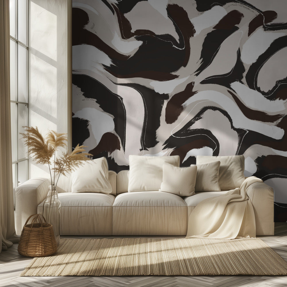 Swirling Earth Tones | Wallpaper