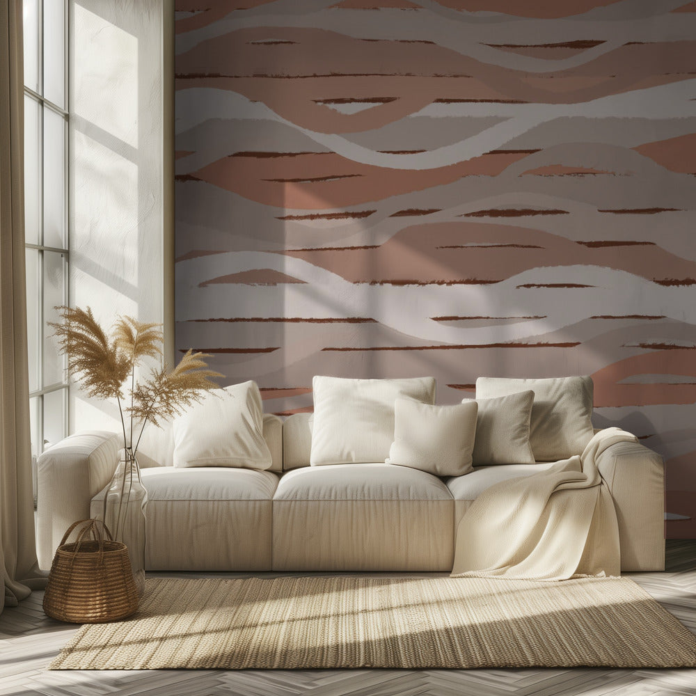 Earthy Waves | Wallpaper
