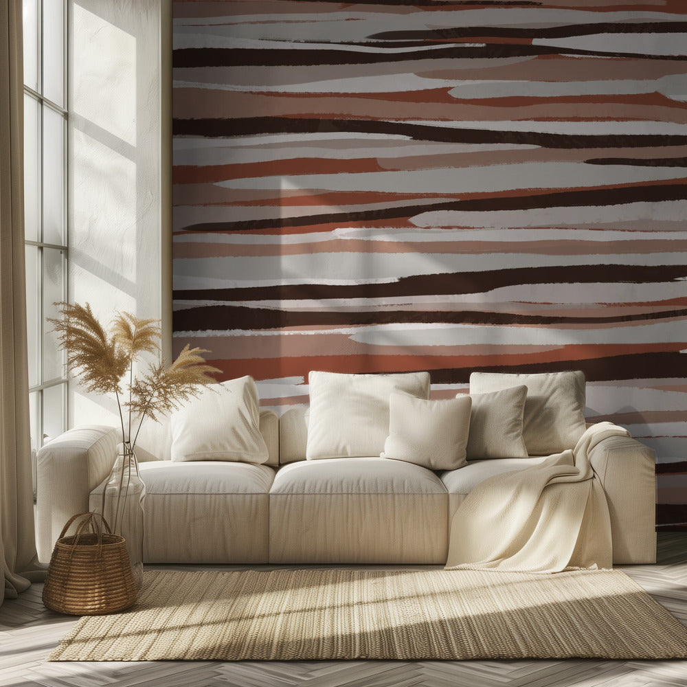 Earth Tones Flow | Wallpaper