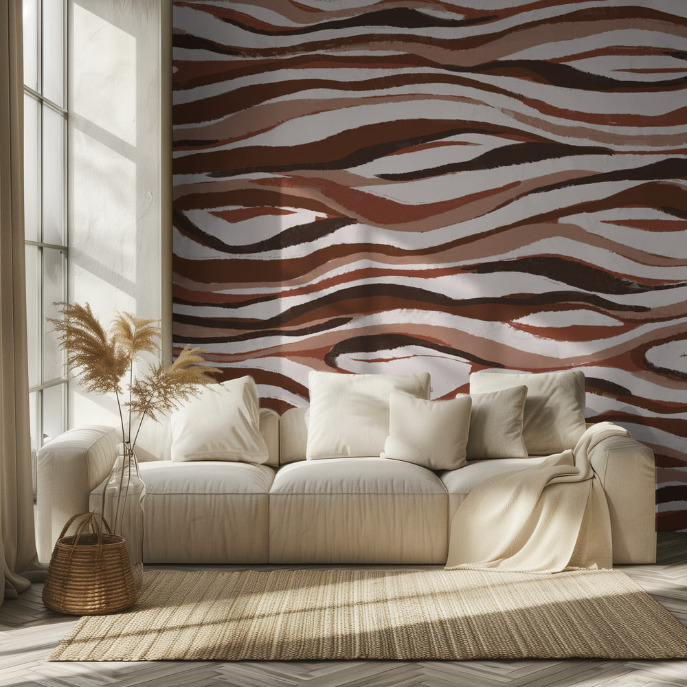 Earthy Waves | Wallpaper