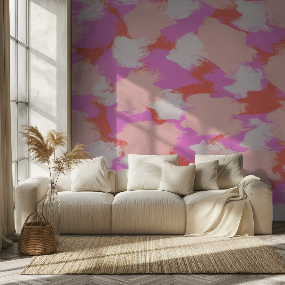 Floral Dream Waves | Wallpaper