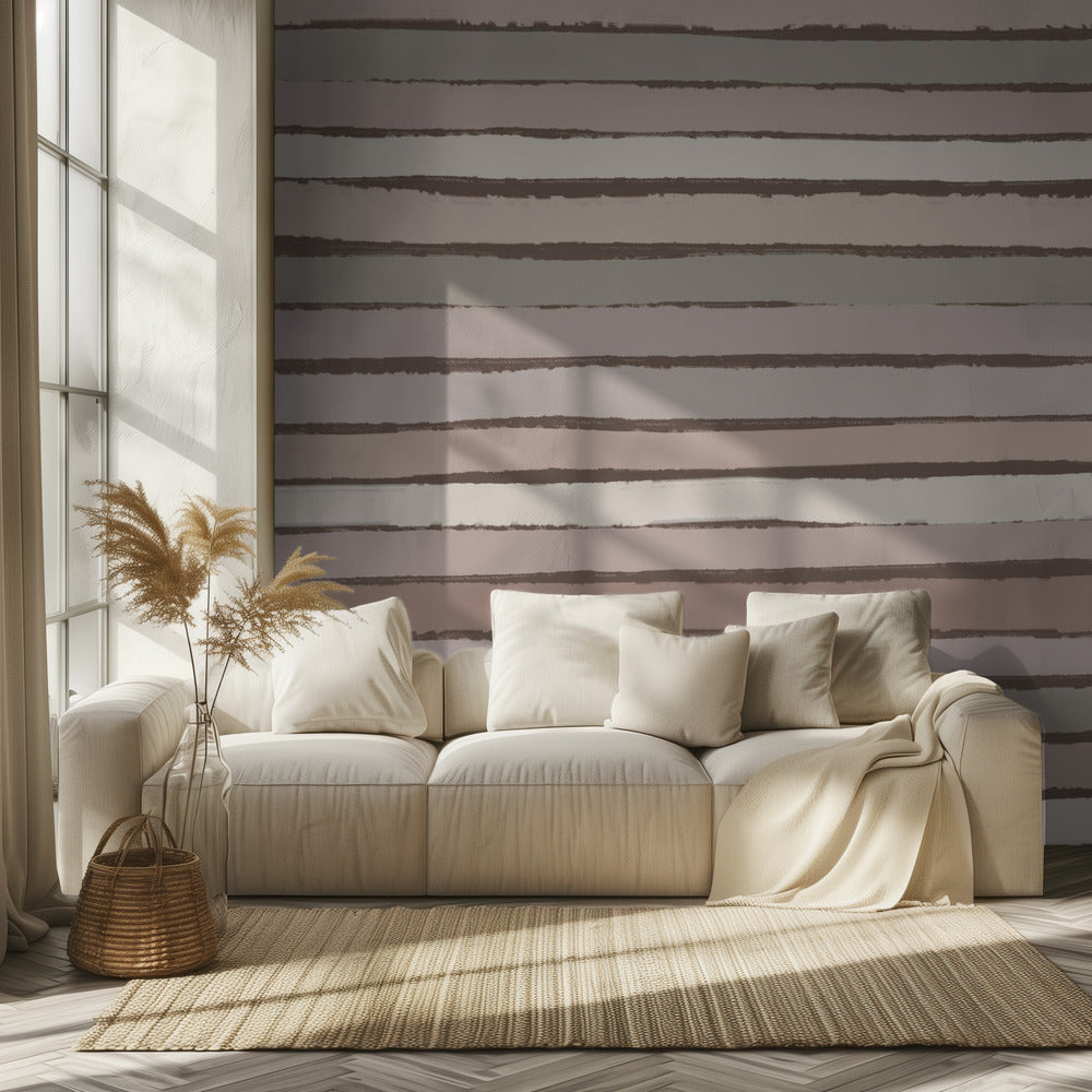 Earthy Stripes | Wallpaper
