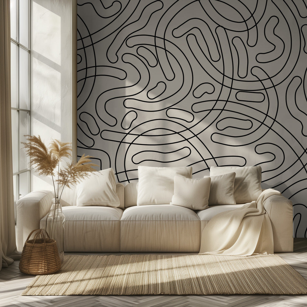 Loopy Labyrinth Lines | Wallpaper