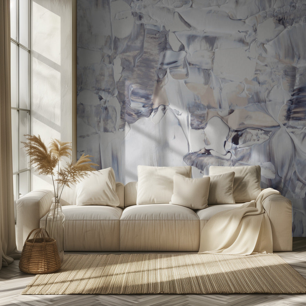 Textured Canvas with Impasto Style | Wallpaper