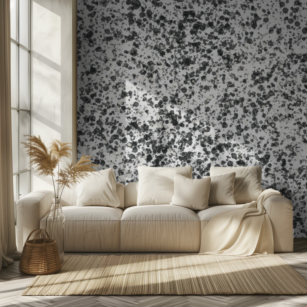 Monochrome Speckles | Wallpaper