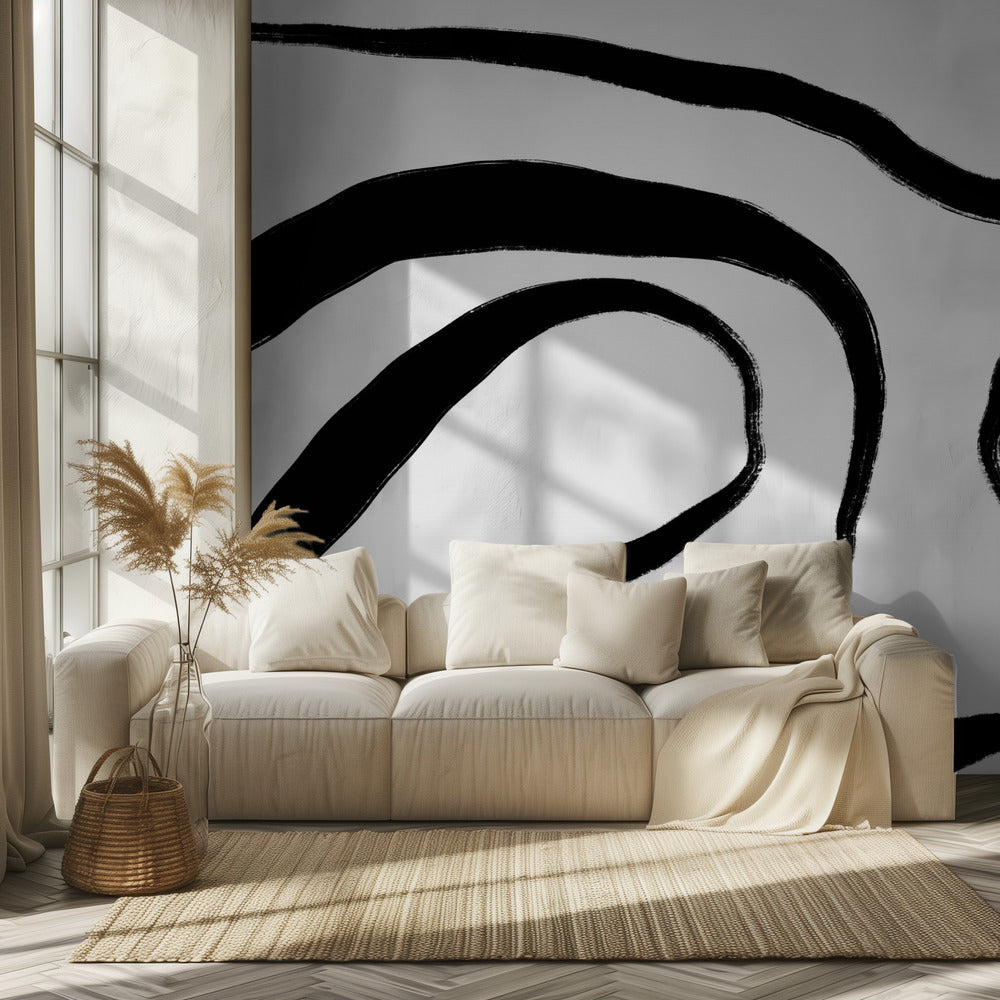 Flowing Zebra-Like Stripes | Wallpaper