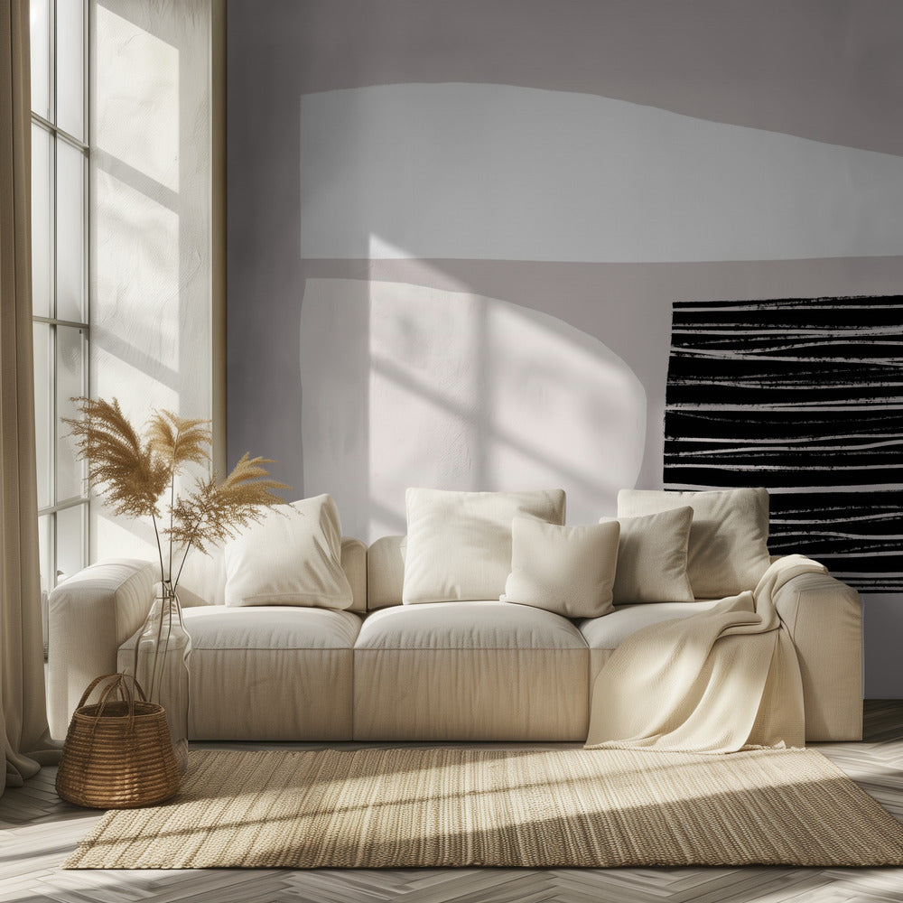 Geometric Shapes In Neutral Tones | Wallpaper