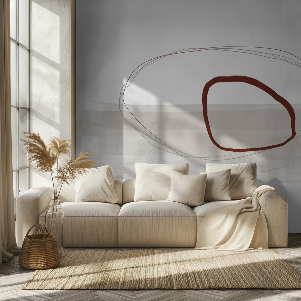 Minimalist Composition With Intersecting Lines | Wallpaper