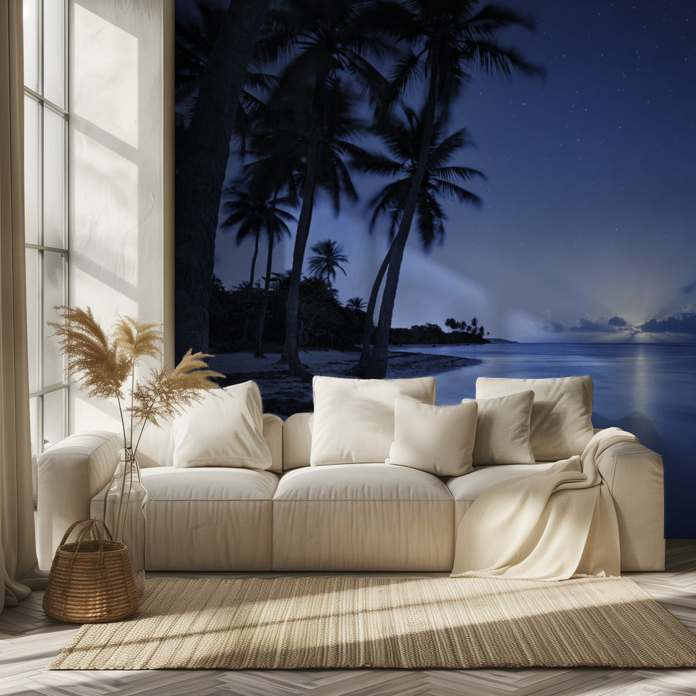 Tropical Moonrise | Wallpaper