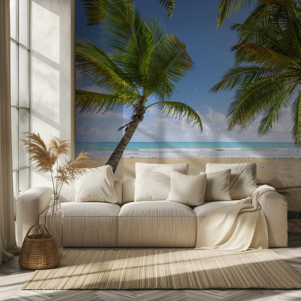 Palmy Beach | Wallpaper