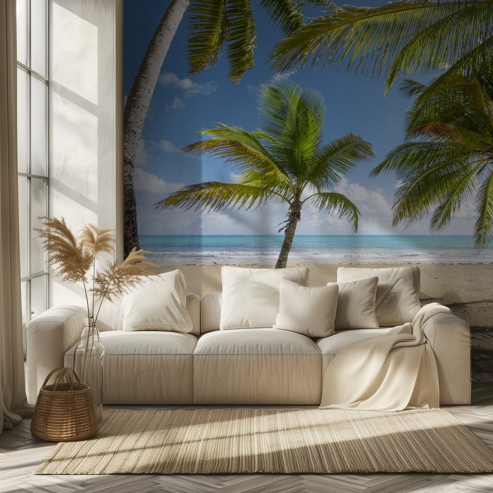 Palmy Beach II | Wallpaper