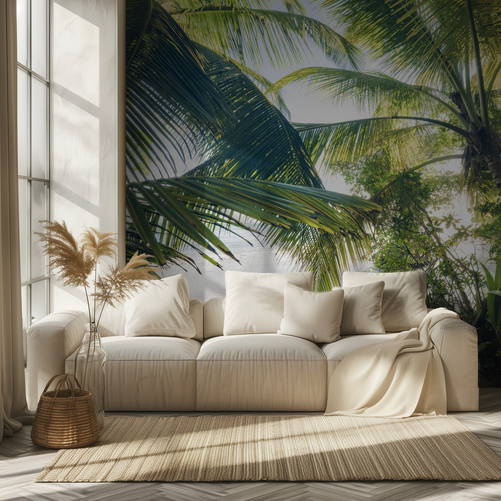 Hide under Palms | Wallpaper