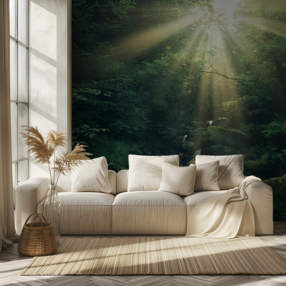 Green Rays | Wallpaper