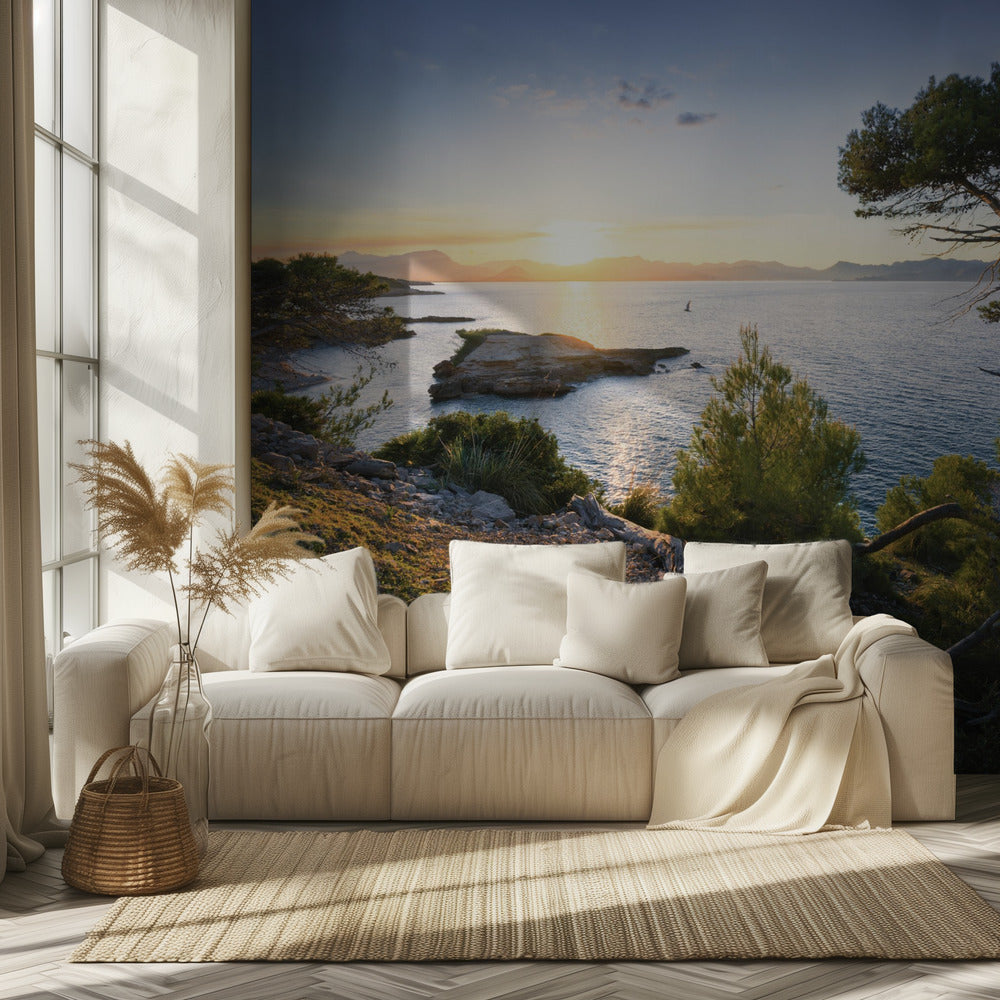 Mediterranean sunset | Wallpaper