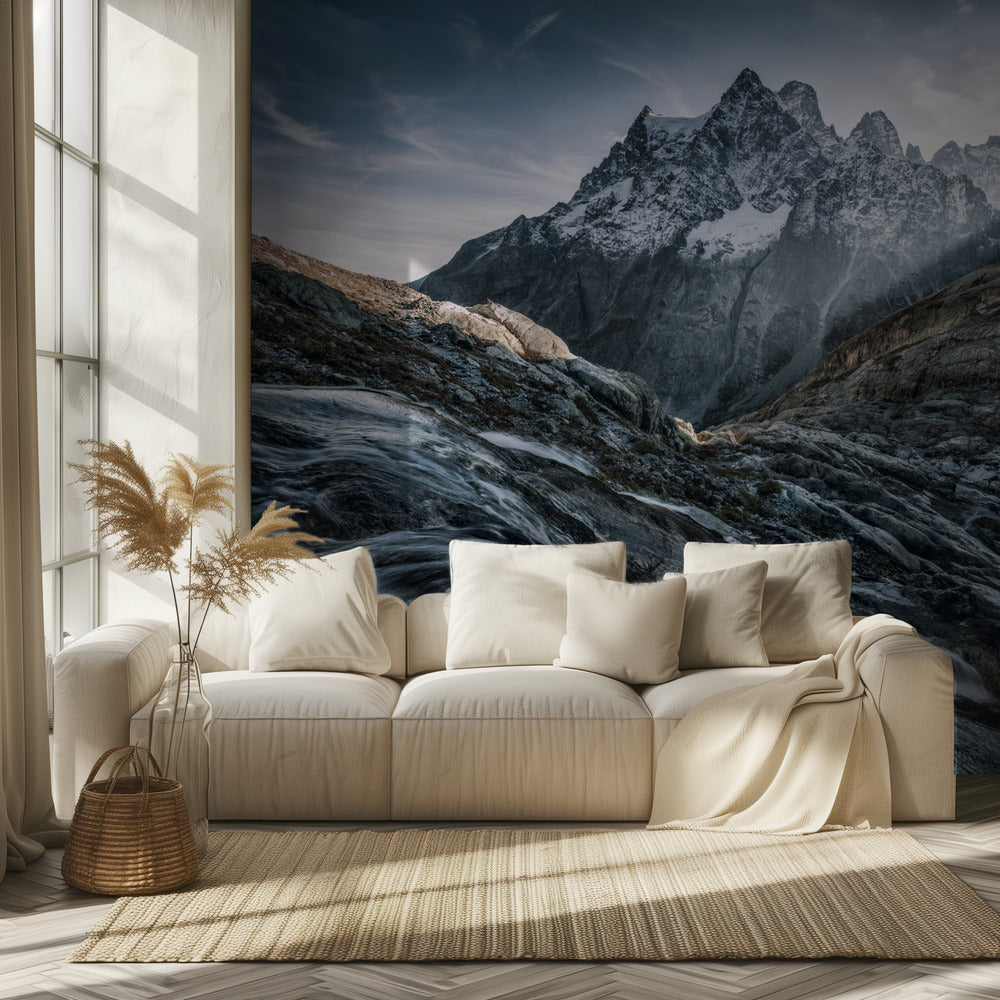 Monochrome Mountain | Wallpaper